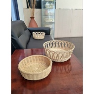 RATTAN FRUIT PARCEL BASKET ROUND RATTAN FRUIT BASKET Rattan Basket Fruit Basket