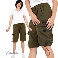 Okechuku JUANITA Fleece Cargo Shorts Training Shorts Wanita