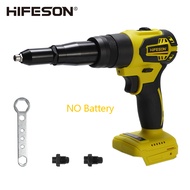 HIFESON Brushless Electric Automatic Rivet G-u-n Tool Riveter Cordless Rivets Nails Tool Rechargeble