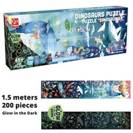 PROMO- HAPE OCEAN LIFE GLOW IN THE DARK PUZZLE 1.5 METERS -beriestro19