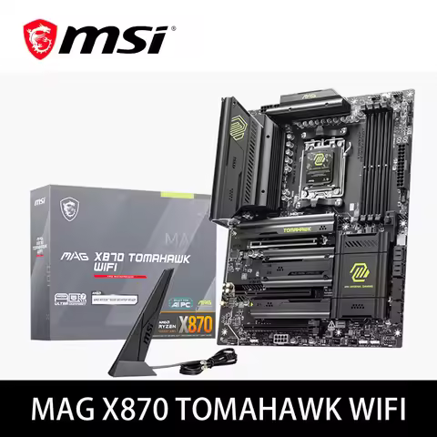 MSI MAG X870 TOMAHAWK WIFI AMD X870 Supports DDR5 8400 (OC) 256GB AMD Ryzen ™ 9000 8000 Series mothe