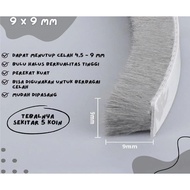 GG - List Strip Penutup Celah Pintu Dan Jendela Bulu Halus | Door Seal Peredam Suara Mohair Double T