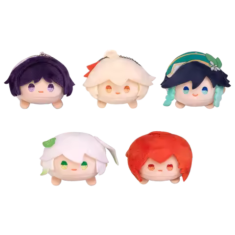 Genshin Impact Wanderer Diluc Nahida Kaedehara Kazuha Anime Plush 9CM Cute Pendant Knapsack Keychain