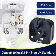 13A Fused Plug Converter China Plug to Malaysia Socket / Universal Travel Power Adapter Plug 2 pin t
