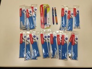 1批原子筆 0.5mm STABILO 德國天鵝牌 Performer 全部有220支筆芯，4支筆連芯(籃色,全新) Stationery: Lots of STABILO German Swan P