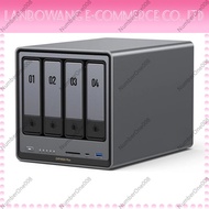 DXP4800 Plus 4 Bay Desktop NAS Pentium Gold 8505 5 Core CPU 4K 60Hz Network Attached Storage (Diskle