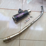 1set Exzos original KRN pipe TUBE type open spec for motorcycle Wave100/125 xr110/125 rs110/125 fury