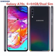 Handfon Samsung A70S 4GB RAM + 32GB ROM 6.53INCH BiG SCREEN Smart Phone Handphone Murah Fone 6.53Inch FullScreen Telefon