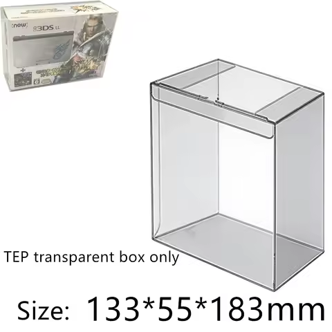 Transparent Box Protector For New Nintendo 3DS LL Monster Hunter 4G Collect Boxes TEP Storage Game S