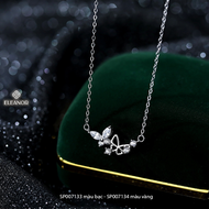 Dây chuyền bạc 925 nữ Eleanor Accessories hình hồ điệp phụ kiện trang sức 7133