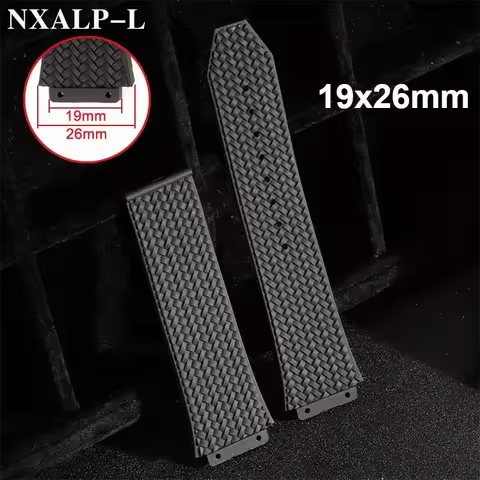 19x26mm Silicone Watch Strap for Hublot Big Bang for Hublot Classic Fusion Wristband Men's Sport Wat