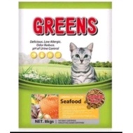 Makanan kucing green seafood 8 kg