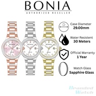 [Official Warranty] Bonia BNB10891 Series Women's 29mm Stainless Steel Watch Water Resistant 30m Jam