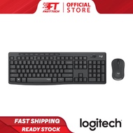 LOGITECH MK295 Wireless Combo Keyboard & Mouse with Silent Touch, Lag-free Wireless & 10m Range