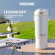 DODGE Legendary 900ml Hot & Cold Vacuum Insulated Tumbler 316 Stainless Steel Leakproof