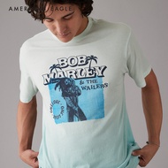 American Eagle Bob Marley Graphic T-Shirt เสื้อยืด ผู้ชาย กราฟฟิค (NMTS 017-3523-401)