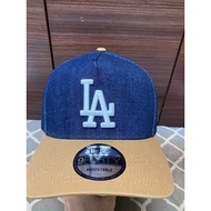 NE 9 Forty A Denim Wheat Dodgers Baseball Cap Snapback adjustable2