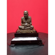 龙婆托 力南皮矿石制作 放车型金身(附送底座)高8宽6厚5cm Lp Thuad Lek Nam Phi Bucha Wat Lon 2559