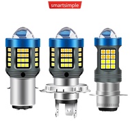 SMARTSIMPLE 1Pc P15d BA20d H6 Motorcycle Led Headlight Led H4 Motorcycle Light Headlight With Lens M