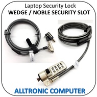 Dataflex Notebook Security Cable Lock Wedge Lock  Noble Lock ( Key Lock -DF73525NB) (Number Lock DF7
