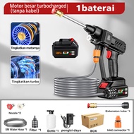 CHIC Cordless jet cleaner tekanan tinggi Mesin cuci mobil dan motor 10 baterai 998V 160bar 35000mah