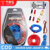 (Dikirim Dari Jakarta) 10GA Kabel Subwoofer Mobil Pengeras Suara Audio Kit Kabel Kabel Amplifier Speaker Subwoofer Instalasi Paket Kabel 10GA Kabel Daya 60 Tempat Sekring Amp Kabel Power Audio Mobil Full Set