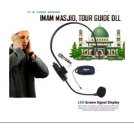 uhf toa mic jepit wireless microphone mikrofon imam musholla masjid cl