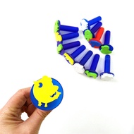 teacher stamp rantai basikal Kartun haiwan pegangan panjang anjing laut kecil kanak-kanak tadika mai