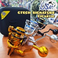 GTECH SIGNATURE GIGANTIC SALTWATER #Stainless steel Drive Gear SPINNING REEL G-tech MESIN PANCING AI