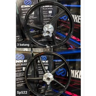 Y15 V1 V2 / Y16 / Y15ZR SPORT RIM Custom hub SP522 3 Batang  522 3 Leg ENKEI 160×160 Sportrim 3 kaki 3batang