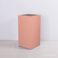 Tall Square Magnesium Clay Flower Pot Nordic Minimalist Style Mall Hotel Floor Pot Large and Small T