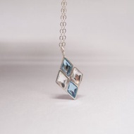 925純銀施華洛世奇水晶純銀項鍊