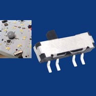 Kaleidoscope 10Pcs 4 Pin Mini Slide Switch On-OFF 3Position Micro Slide Toggle Switch Miniature Hori