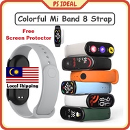Mi Band 8 Strap Quick Release Colourful Silicone Comfortable Strap for Xiaomi Mi Band 8