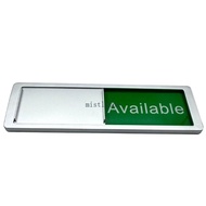 MIS In Use or Available Sign for Home Office Hotles Hospital Restroom Vacant Occupied Magnetic Slide