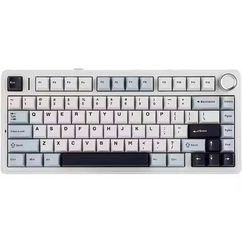 AULA F75 2.4G Wireless/Bluetooth/Wired Gaming Mechanical Keyboard RGB Customized 75% Layout OEM Prof