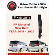 Alphard AGH30 2018 Modellista Fender Skirt Rear Right / Vellfire 2018 AGH30
