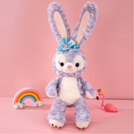 พร้อมส่ง🐰 ตุ๊กตากระต่ายม่วงStella Lou กระต่ายสเตลล่าลู ตุ๊กตาดัดหูไ ตุ๊กตาดิสนีย์ ของเล่นกระต่ายDisney ของขว