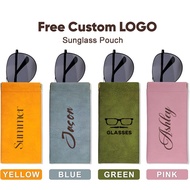 Free Customized Rectangular Sunglasses Case Pouch Water-Resistant Portable Lightweight Protective St
