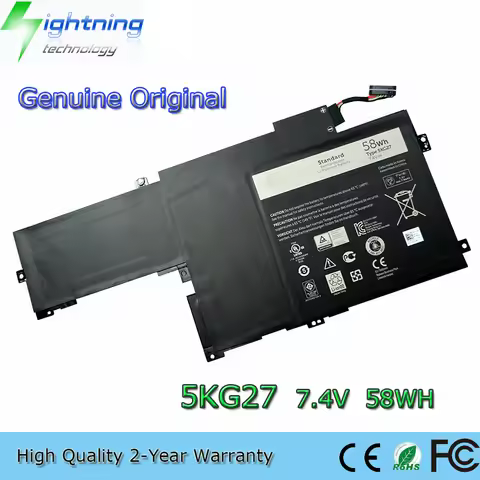 Genuine 5KG27 7.4V 58Wh Laptop Battery for Dell Inspiron 14-7437 14HD-2608T P42G P42G001 C4MF8
