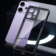 HP Case "IPacky" Clear OPPO Reno14 Reno14F Reno13 Reno15ack Anti Shockproof Soft Side Black Back Tra