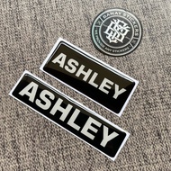 Ashley Sound Audio Speaker Large Embossed Emblem Sticker