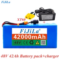 Electric Bicycle Battery 48v 42Ah 18650 Lithium ion battery pack 13String3and+Charger
