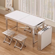 Opening Outdoor Table Chair Eating Aluminum Alloy Construction Site Portable Night Market Rectangula
