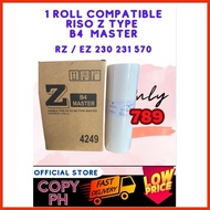 ◰ ♞1 roll compatible riso B4 master