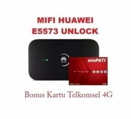 Mifi Modem 4G Huawei E5573 Modem Wifi Free T-Sel 14Gb Unlock All