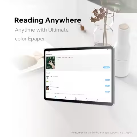 10 inch Ebook Reader Ultra-thin Color RLCD Screen Tablet, Portable Electronic Book ereader, Android 