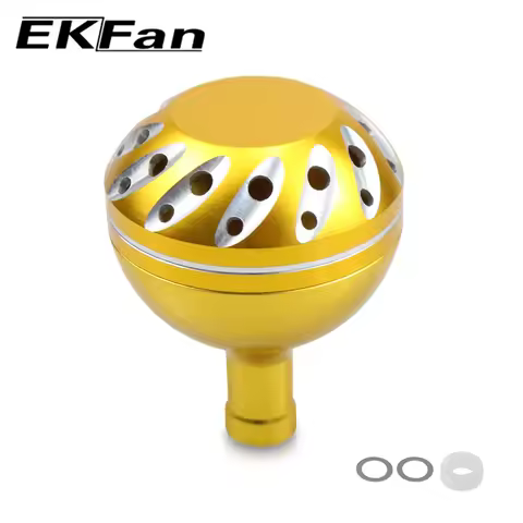 EKfan 30/35/38mm Fishing Handle Knob Metal For DAI&SHI Spinning Baitcast Reel Fishing Rocker DIY Too