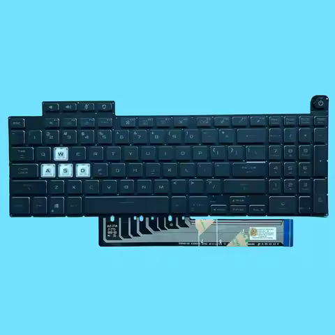 XIN-Russian-US RGB Backlit Laptop Keyboard For ASUS TUF Gaming F17 FX707 FX707ZM FA707 FX707ZV4 FX70