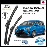 🔥MR WIPER🔥 PERODUA ALZA (2009-2022) MR WIPER JAPAN TECHNOLOGY WIPER BLADE WINDSCREEN WIPER ALZA